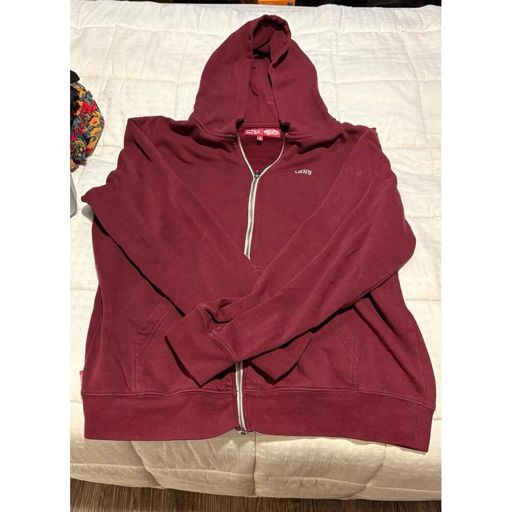Vans zip up hoodie